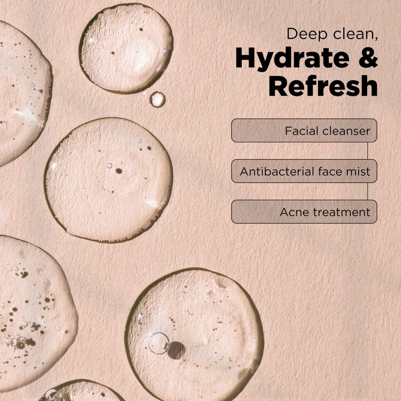 Facial Cleanser for All Skin Types – Non-Scented & Peppermint Face Wash with Sodium Hyaluronate, Glycerin, Organic Milk Thistle & Willow Bark Extract – Deep Cleansing & Acne Treatment